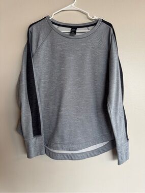 C9 by Champion Champion Gray Heathered Fleece Crewneck Sweatshirt Large L